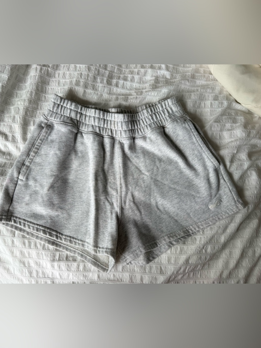 Hollister Light Gray Women's Athletic Lounge Shorts